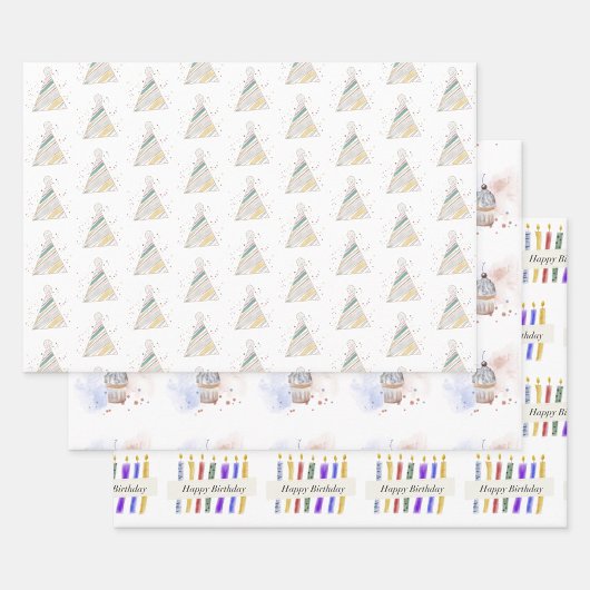 Geschenkpapier | Geburtstag | Geschenkwrap Set