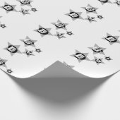 Geschenkpapier Geburtstag Junge – Grau (Ecke)