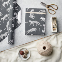 Geschenkpapier | Geschenkverpackung mit Gepardenmu