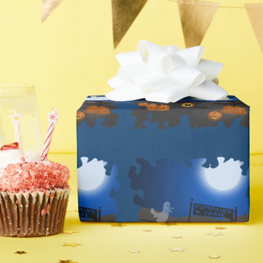 Geschenkpapier - Gespenstisches Geschenk (Geburtstagsparty)