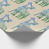 Geschenkpapier Giraffen Art (Ecke)
