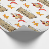 Geschenkpapier Gone Fishing (Ecke)