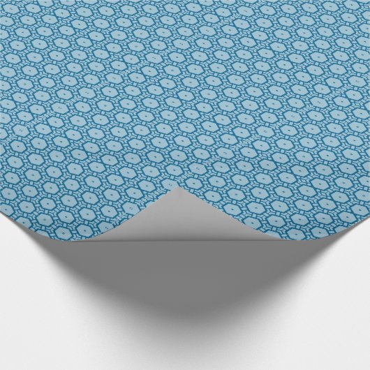 Geschenkpapier - Grafische Moleküle (Ecke)