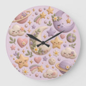 Geschenkpapier Große Wanduhr (Vorderseite)