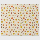 Geschenkpapier Herbst-Blätter (Flach)