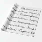 Geschenkpapier - Herzlichen Glückwunsch (Ungerollt)