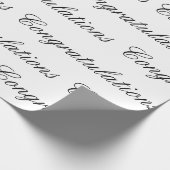 Geschenkpapier - Herzlichen Glückwunsch (Ecke)