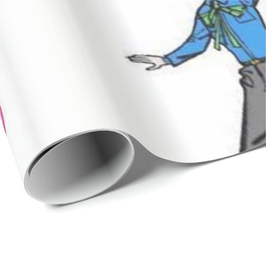 Geschenkpapier in Rosa balerina (Rolleneckpunkt)