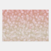 Geschenkpapier in Rosa und Creme Set (Vorderseite 3)