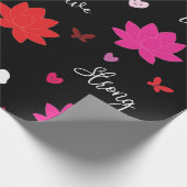 Geschenkpapier | Inspirierendes Design mit Line-Ar (Ecke)