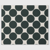 Geschenkpapier klassisch schwarz und creme (Flach)