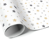 Geschenkpapier kleine Sterne (Rolleneckpunkt)