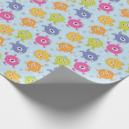 Geschenkpapier - Kleiner Monster (Ecke)