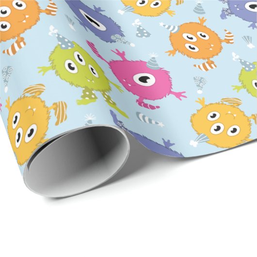 Geschenkpapier - Kleiner Monster (Rolleneckpunkt)