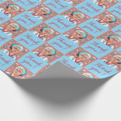 Geschenkpapier Krankenpflege Danke (Ecke)