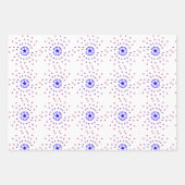 Geschenkpapier - Kreise von Sternen Set (Vorderseite 2)
