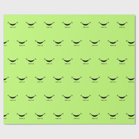 Geschenkpapier "Lächeln" (Flach)