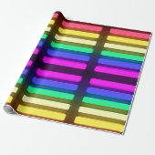 Geschenkpapier - LGBT Neonlichter (Ungerollt)