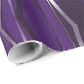 Geschenkpapier - Lila Silber Retro (Rolleneckpunkt)