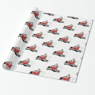 Geschenkpapier LKW-Fahrer