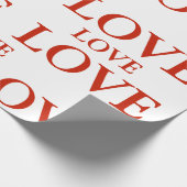 Geschenkpapier - LOVE (Ecke)