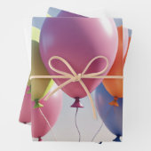 Geschenkpapier (Luftballons) Set (Beispiel)