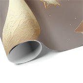 Geschenkpapier – Luxuriös cremig himmlischer Mond (Rolleneckpunkt)