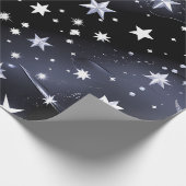 Geschenkpapier - Luxuriöser Onyx Celestial Moon (Ecke)