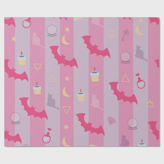 Geschenkpapier Magische Elemente (Flach)