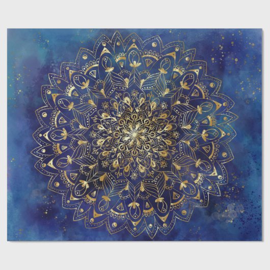 Geschenkpapier Mandala Design (Flach)