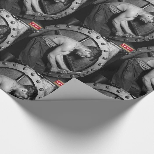 Geschenkpapier Mechaniker (Ecke)