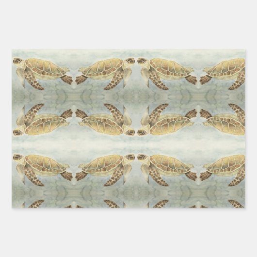 Geschenkpapier Meeresschildkröte #1 (Vorderseite)