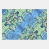 Geschenkpapier Meeresschildkröte #2 Set (Vorderseite 3)