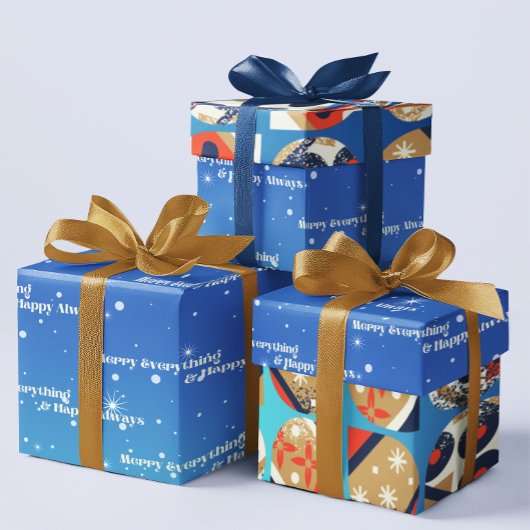 Geschenkpapier Merry Everything & Happy Always