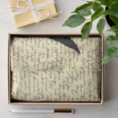 Geschenkpapier mit antikem Buchstaben Seidenpapier (Geschenk)