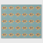 Geschenkpapier mit der Flagge von Delaware (Flach)