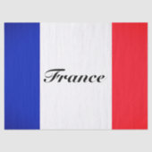 Geschenkpapier mit französischer Flagge Seidenpapier (Vorderseite)