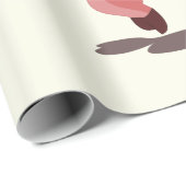 Geschenkpapier mit glücklichem Ferkel (Rolleneckpunkt)