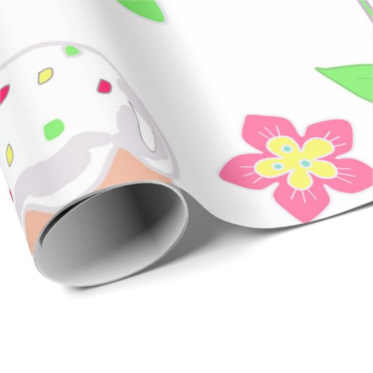 Geschenkpapier mit Gründen von Ostern (Rolleneckpunkt)