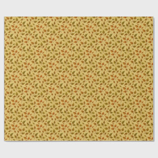 Geschenkpapier mit Herbstlaub