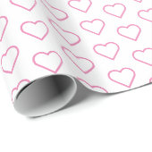 Geschenkpapier mit Herzen (Rolleneckpunkt)