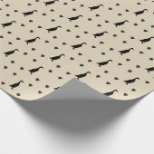 Geschenkpapier mit Laufente (Ecke)