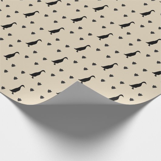 Geschenkpapier mit Laufente (Ecke)