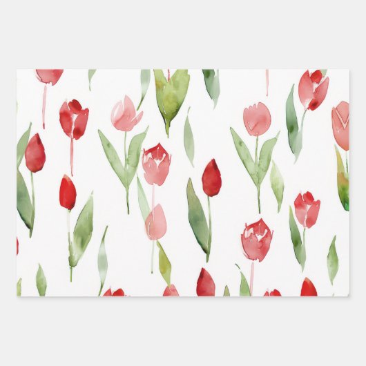 Geschenkpapier mit Lilies Design Set (Vorderseite 3)