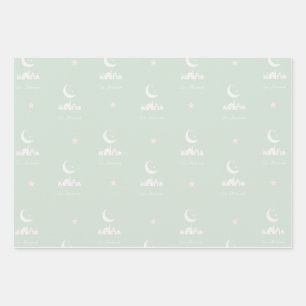 Geschenkpapier mit modernen Moschee-Motiven Set