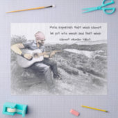 Geschenkpapier mit Musiker Seidenpapier (Basteln)