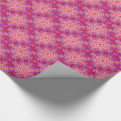 Geschenkpapier mit rotem Haken (Ecke)