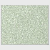 Geschenkpapier mit schlichten Silhouette Salbei Bl (Flach)