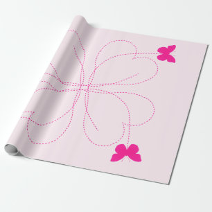 Geschenkpapier mit Schmetterlingen