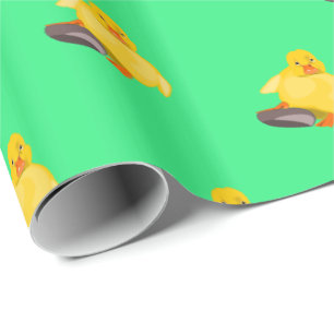 Geschenkpapier mit süßen Entlein